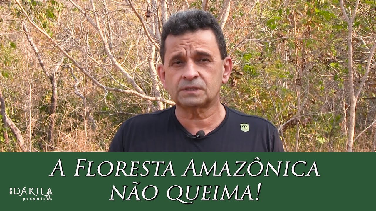 Urandir Fernandes de Oliveira afirma que Floresta Amazônica não queima