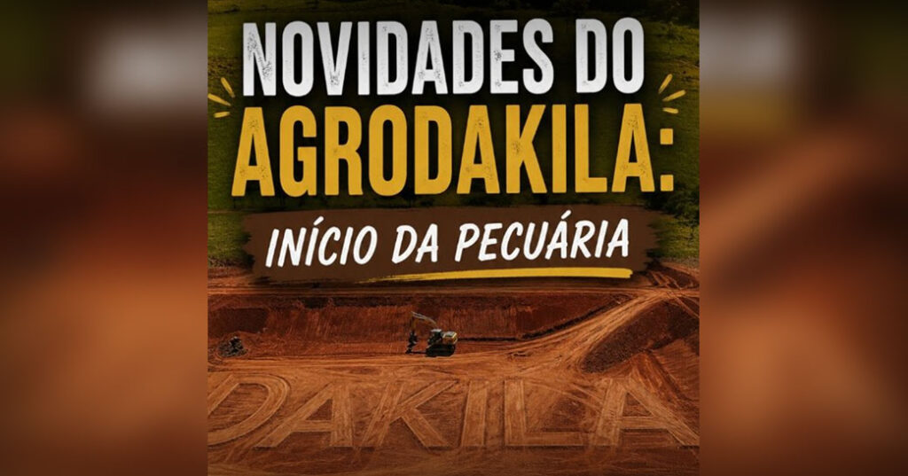 Implantacao da pecuaria no projeto AgroDakila, em Mato Grosso do Sul
